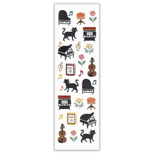 NB Co Piano & Cat Stickers 3014118