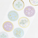 Stickers (Embossed/Clover/Round/Sheet Size: H18.5xW5cm/SMCol(s): Multicolour)