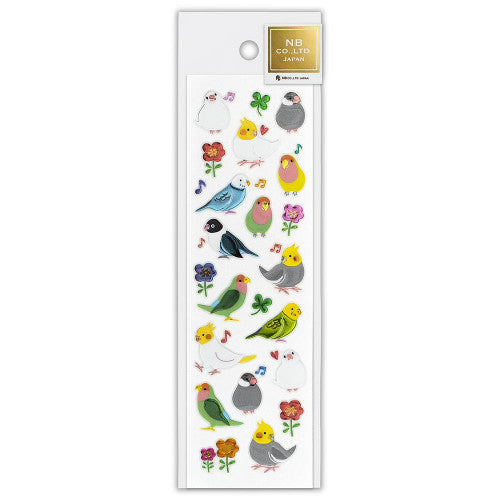 NB Co Parakeet & Flower Stickers 3014141