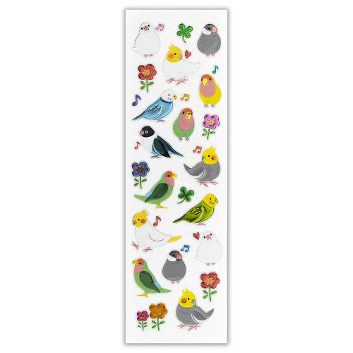NB Co Parakeet & Flower Stickers 3014141