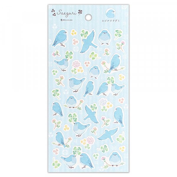 Stickers (Mountain Bluebirds/L/Sheet Size: H16.5xW9cm/SMCol(s): Blue)