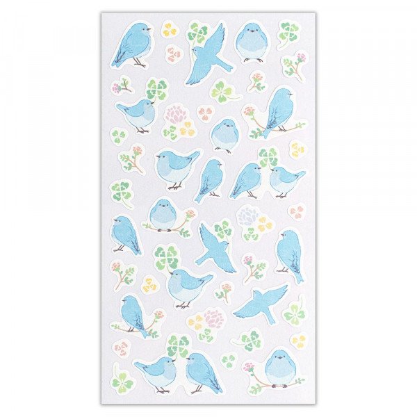 Stickers (Mountain Bluebirds/L/Sheet Size: H16.5xW9cm/SMCol(s): Blue)