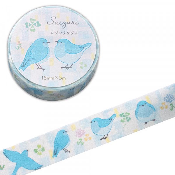 Masking Tape (Mountain Bluebirds/15mm x 5m/SMCol(s): Blue)