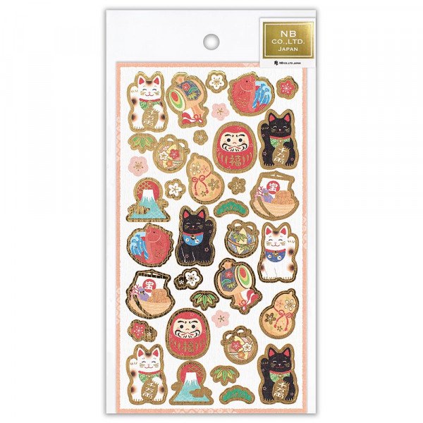 Stickers (Lucky Charms/L/Sheet Size: H16.5xW9cm/SMCol(s): Multicolour)