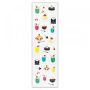 Stickers (Washi Paper/Lovely Café/Sheet Size: H16.5xW5cm/SMCol(s): Blue)