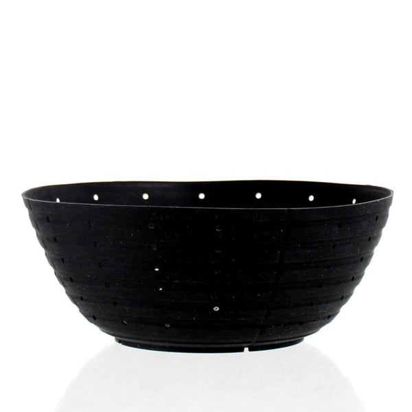 Colander (Silicone/Round/WT*BK/d18cm)