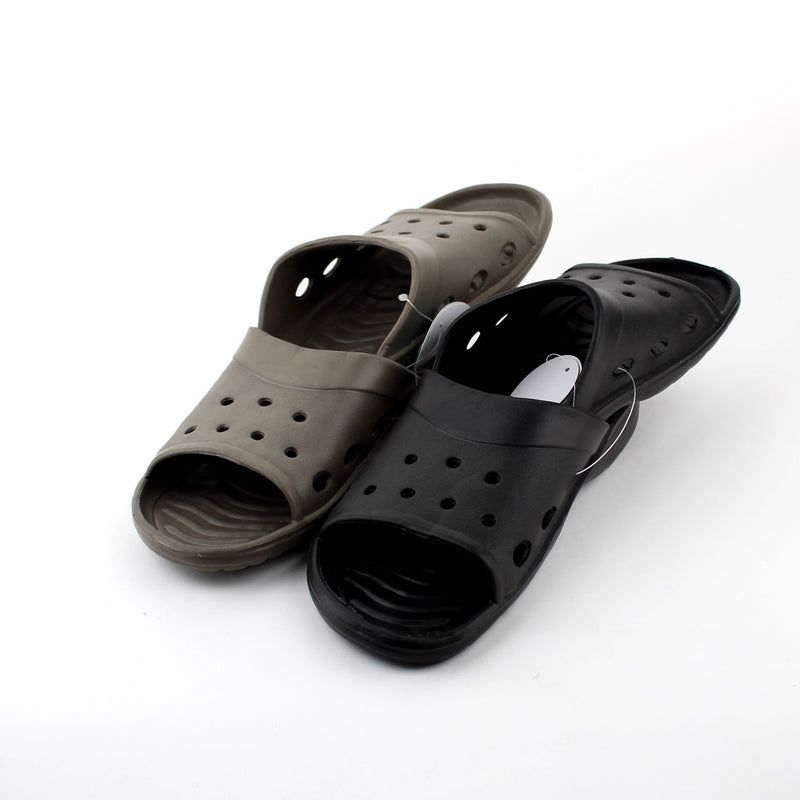 Sandals (EVA/Soft/Men/Ordinary/BK*DK BN/26.5cm)