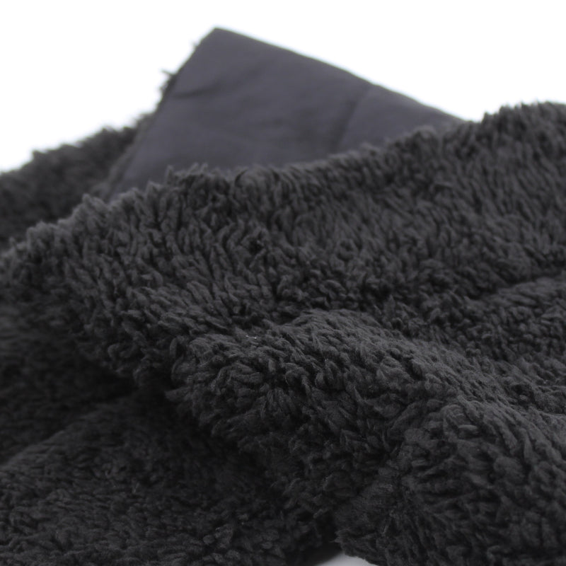 Neck Warmer (3-Layer/Fur Boa Lining/Reversible/Total Length: 60cm/19cm/SMCol(s): Black)
