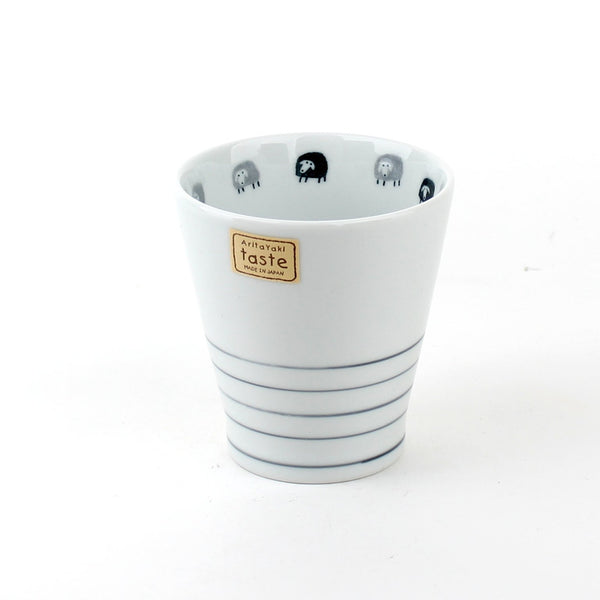 Lotus Root Porcelain Cup (White)