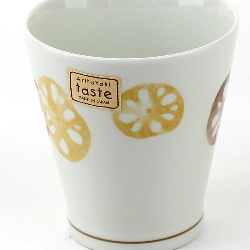 Lotus Root Porcelain Cup (Brown)