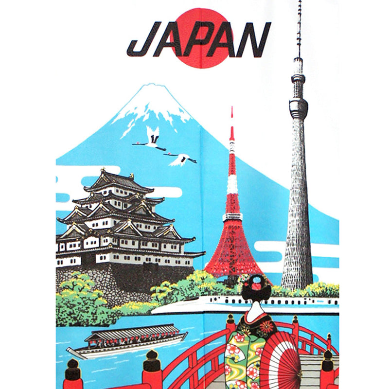 Japanese Style Japanese Tourist Spots, Lace Noren Curtain