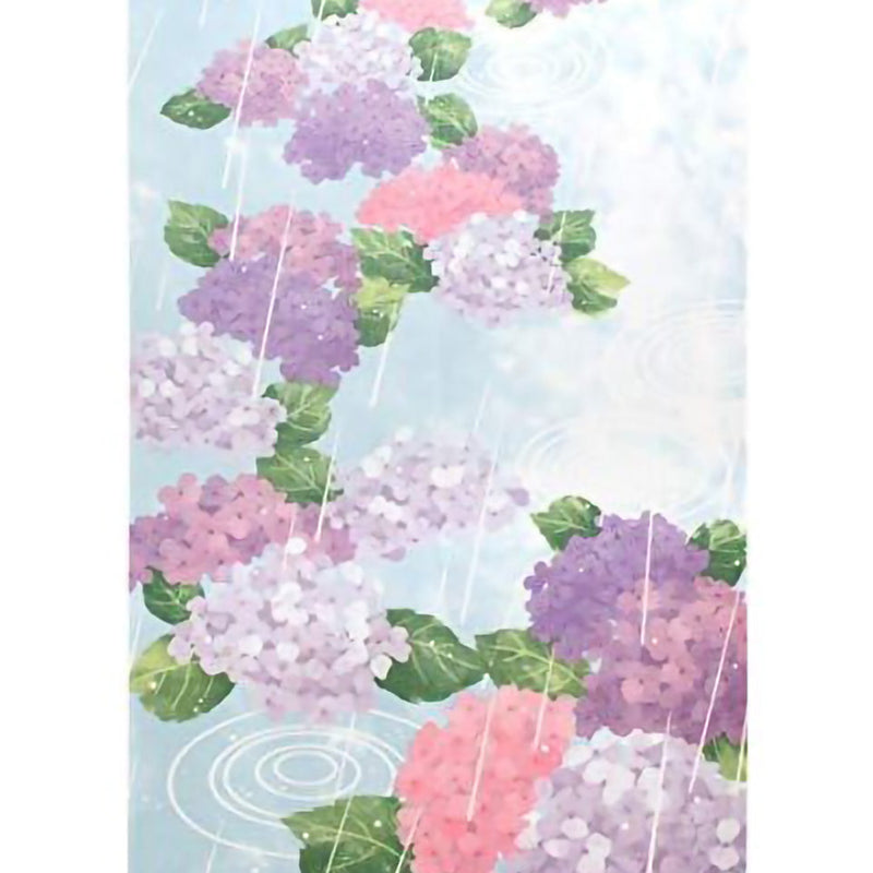 Japanese Style Yamanaka Naoko: Hydrangea & Rain Noren Curtain