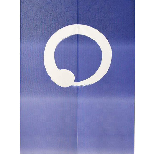 Japanese Style Circle Gradient Enso Circle Noren Curtain