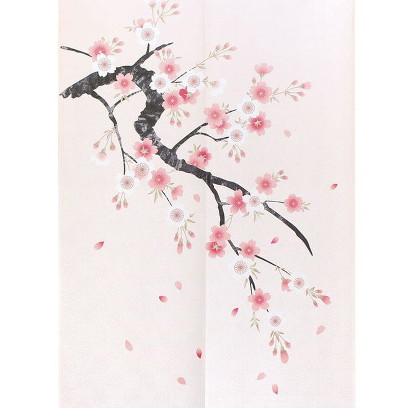 Noren Curtain (Japanese Style/Pale Cherry Blossom/85x150cm/SMCol(s): Pink)