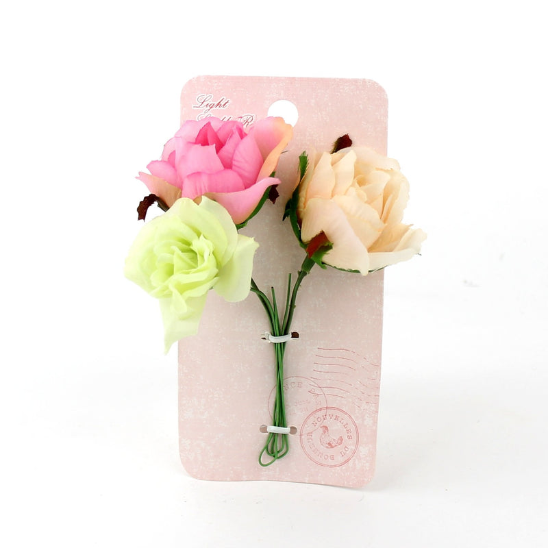 Artificial Roses (18cm)