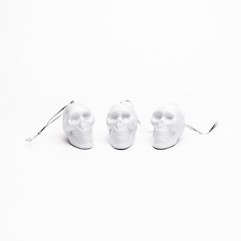 Ornaments (Polystyrene/Polypropylene/Skull/3pcs)