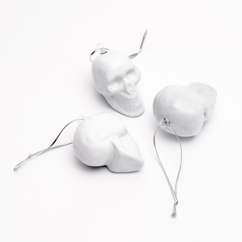 Ornaments (Polystyrene/Polypropylene/Skull/3pcs)