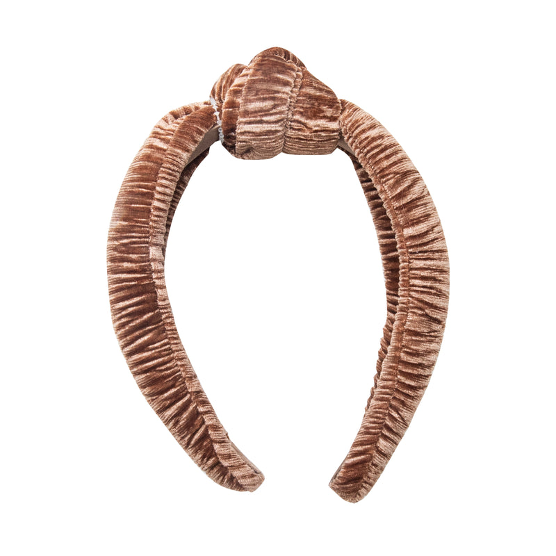 Headband (Twisted Bow/16x17cm/SMCol(s): Brown)