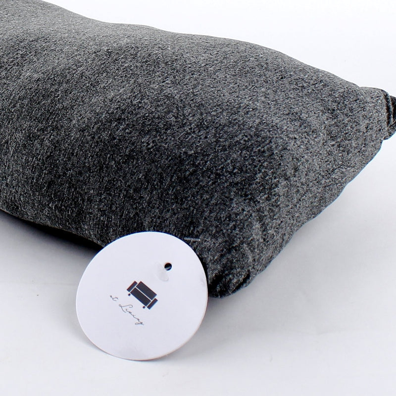 Rectangular Lumbar Pillow with Insert  (38x19cm)