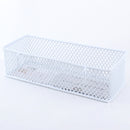 White Mesh Square Wire Shelf