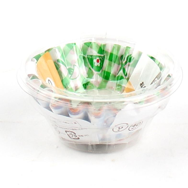Disposable Paper Food Cups (Size 6*Microwavable/Clip Art/GR/d.8x3.5cm (40pcs))