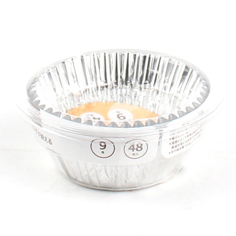 Disposable Foil Food Cup (Aluminum/Size 9*Thick/SL/9.5x9.5x3.8cm (48pcs))