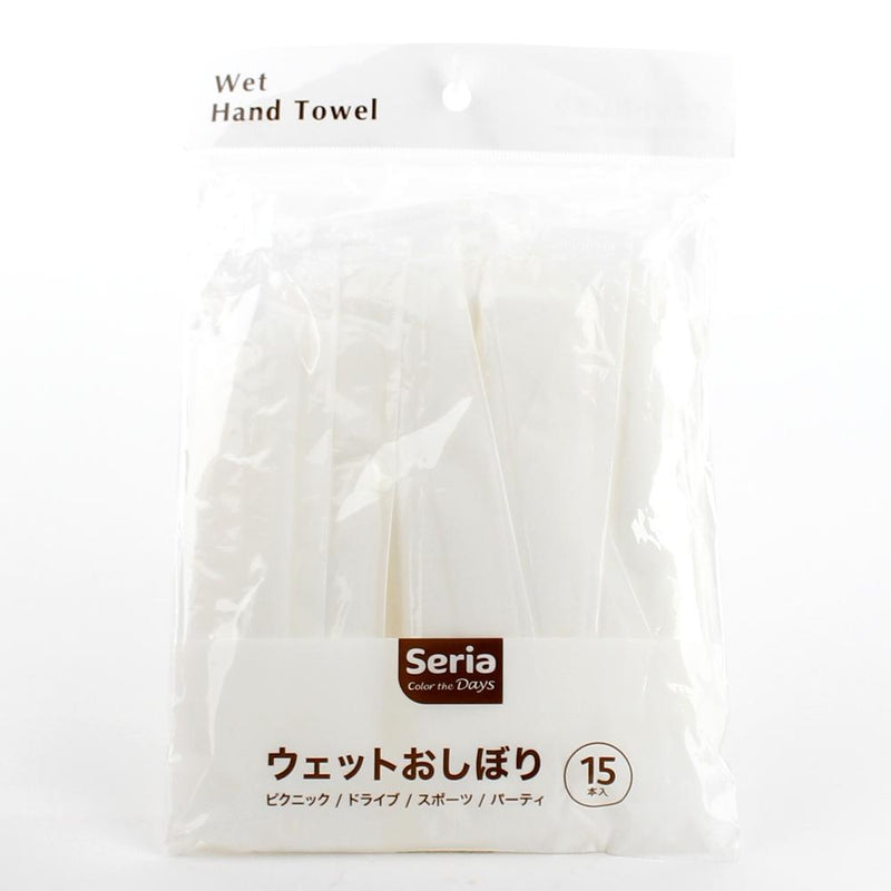 Disposable Wet Towel (Individually Wrapped*Disposable/WT/19x26.5cm (15pcs))
