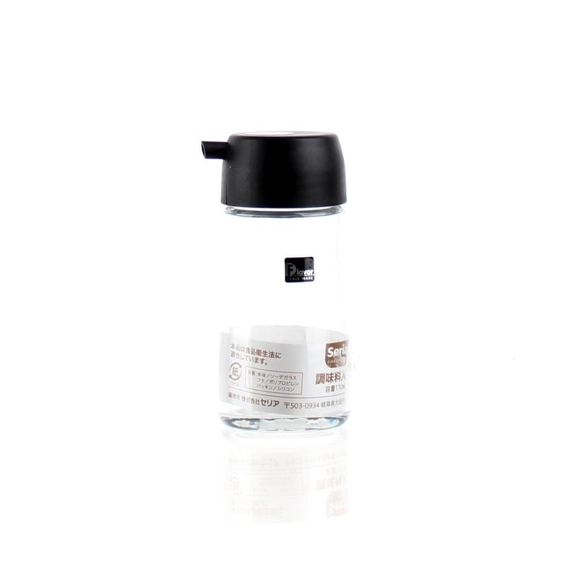 Bottle (Glass/f/Soy Sauce/CL/BK/5.3x5.3x10.5cm / 110mL)