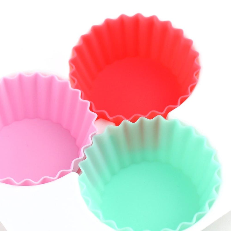 Silicone Food Cups (Silicone/Size 8/3xCol/d.6.2cm (3pcs))
