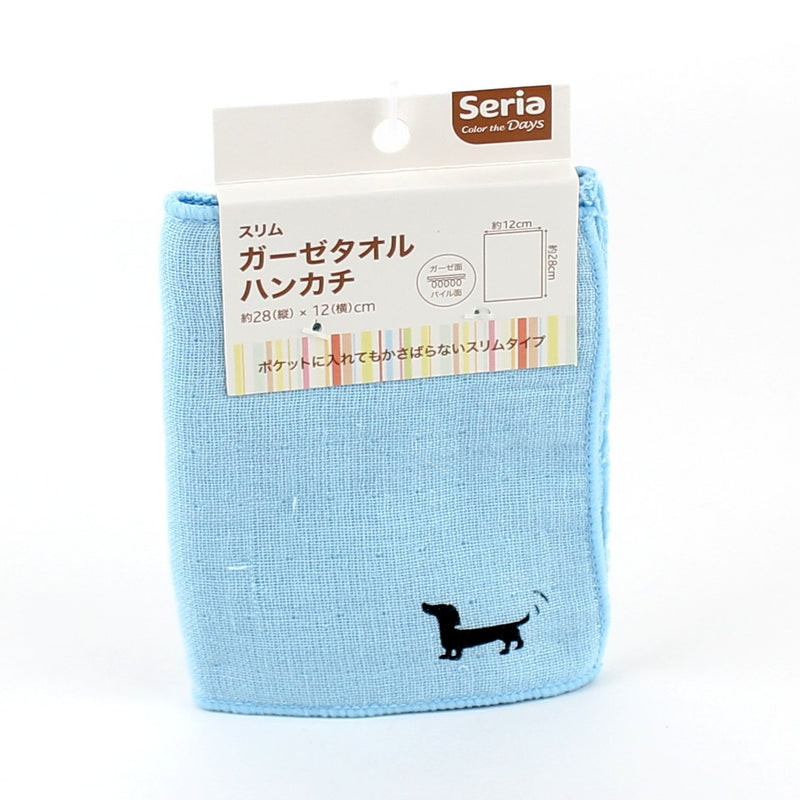 Towel Handkerchief (Gauze/Pile/Thin/6xCol/12x28cm)