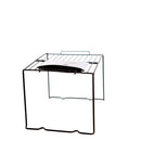 Shelf Insert (Stackable/BK/28.5x17x14.5cm)