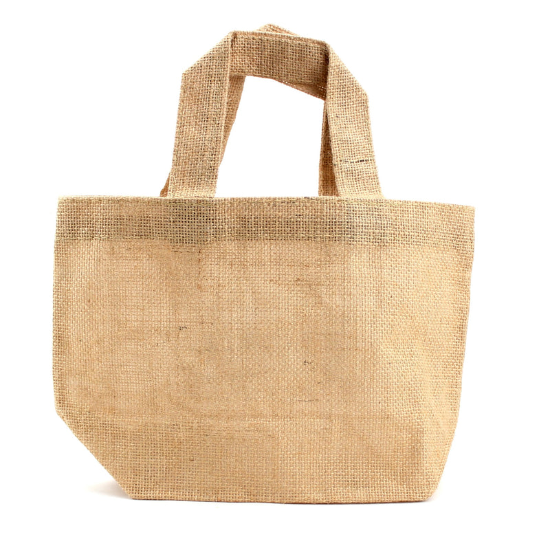Bag (Jute/Boat Type/Typography/20x20x10.5cm)