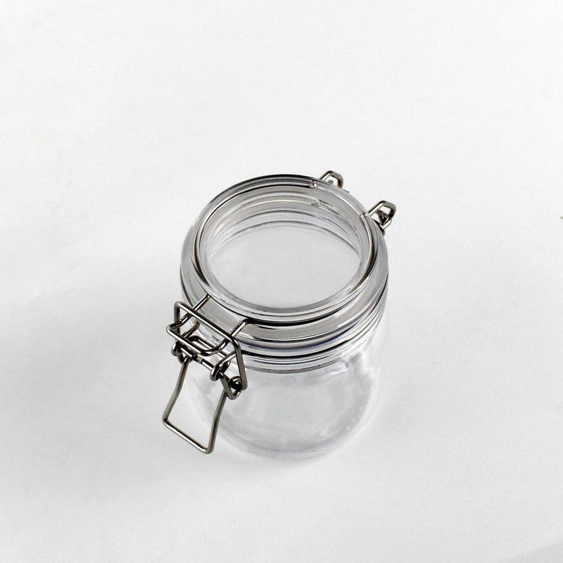Plastic Canister 330mL (PET/With Clasp/Round/330mL)