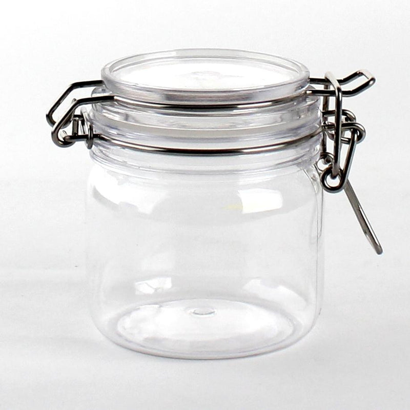 Plastic Canister 330mL (PET/With Clasp/Round/330mL)