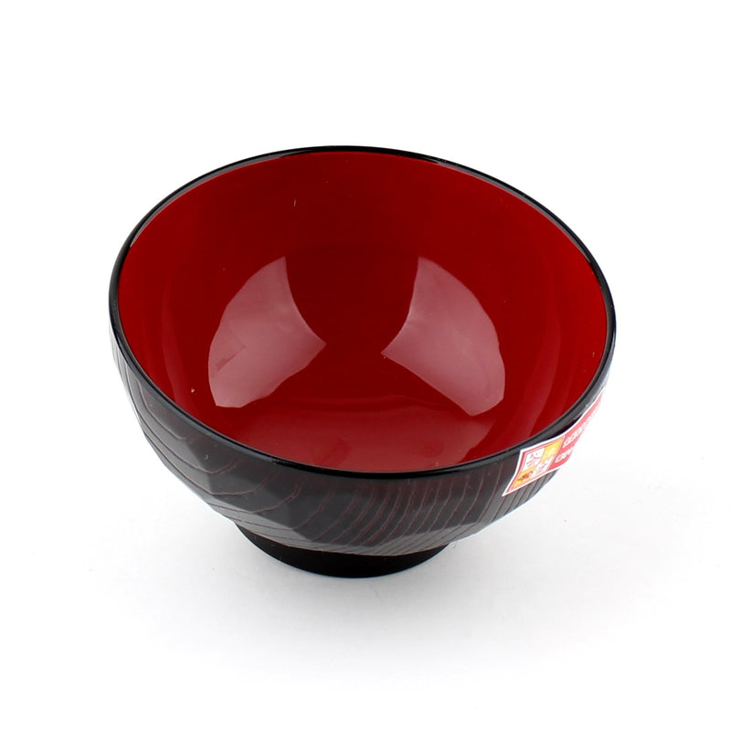 Lacquer Bowl (Microwavable/BK/RD/d.11.8x6cm)