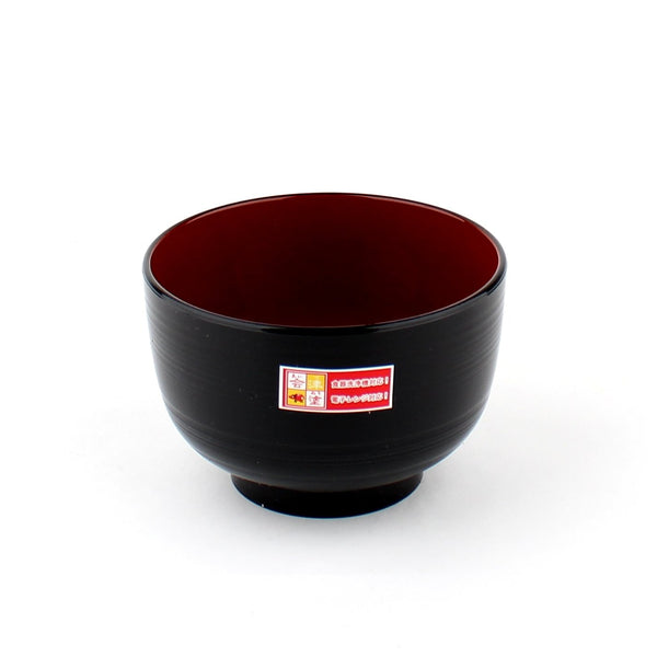 Lacquer Bowl (Microwavable/BK/RD/d.11.8x8cm)