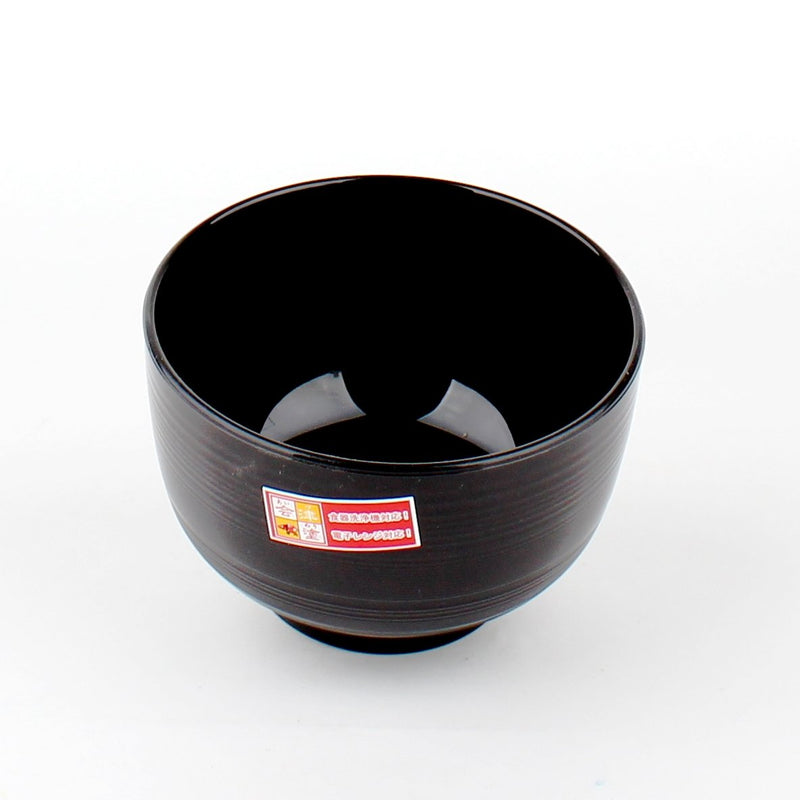 Lacquer Bowl (Microwavable/BK/d.11.8x8cm)