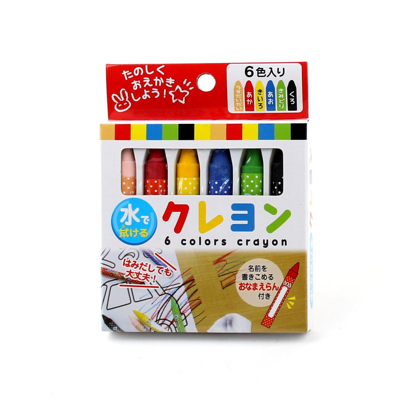 Crayons (Erasable/Washable/8cm (6pcs))