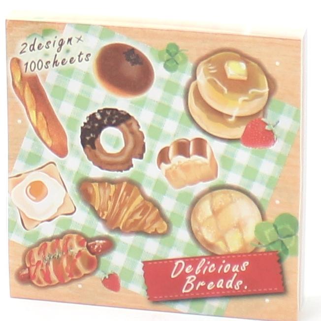 Delicious Bread Bakery Memo Pad