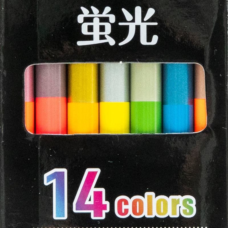 Coloured Pencils (Double-Ended/Neon & Metallic/SMCol(s): 14-Col)