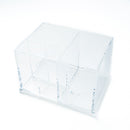 Makeup Organizer (PS/With Lid/For Cotton Pds, Cotton Swabs/10.9x14.8x9.4cm/SMCol(s): Clear)