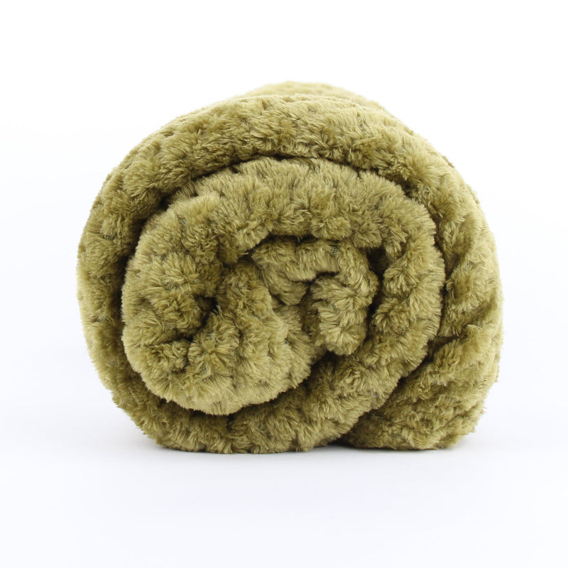 Wearable Blanket (2-Way: Poncho & Blanket/Fleece/Waffle Fabric/140x70cm/SMCol(s): Moss)
