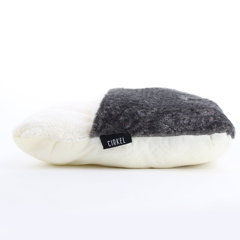 Foot Warmer Cushion (Cushioned/Fleece/Warm/Waffle Fabric/10x30x30cm/CIRKEL/SMCol(s): Steel Grey)
