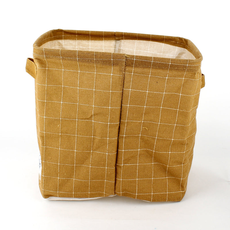 Gridded Foldable Tall Storage Bag (19x26x26cm)