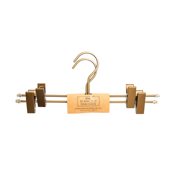 Clothes Hangers (Aluminum/For Pants, Skirts/3x32.5x12.5cm (2pcs)/SMCol(s): Bronze)