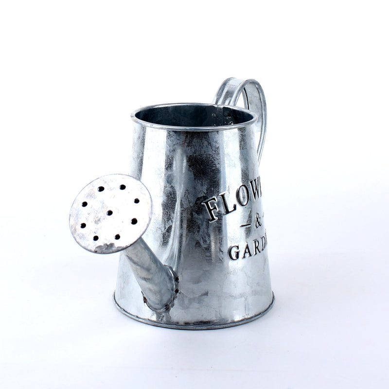 Silver Tin Watering Can