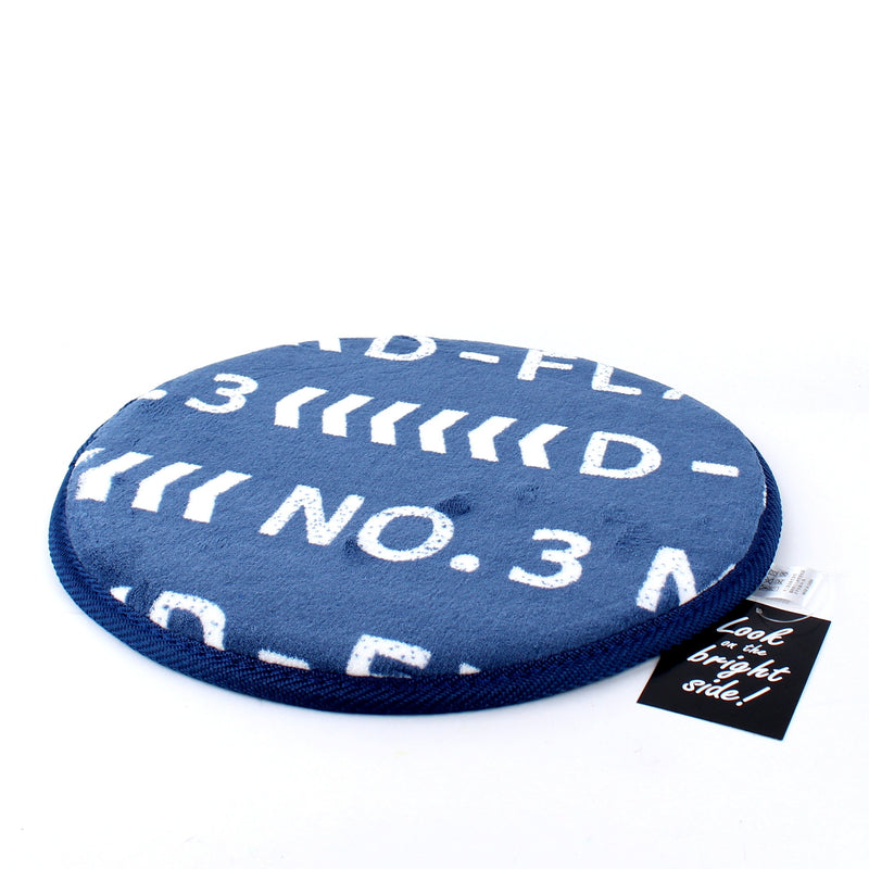 Round Blue Chair Pad (d.35cm)
