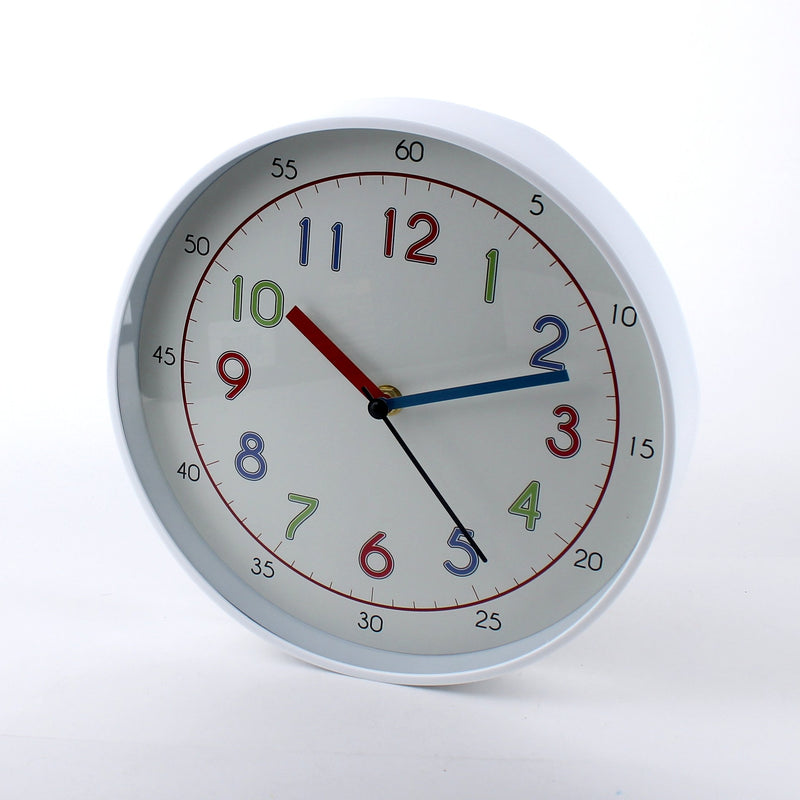 Colored Numbers Wall Clock (d.25cm)