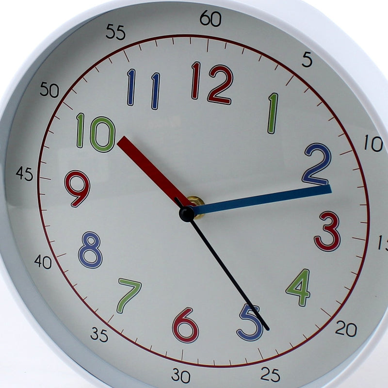 Colored Numbers Wall Clock (d.25cm)