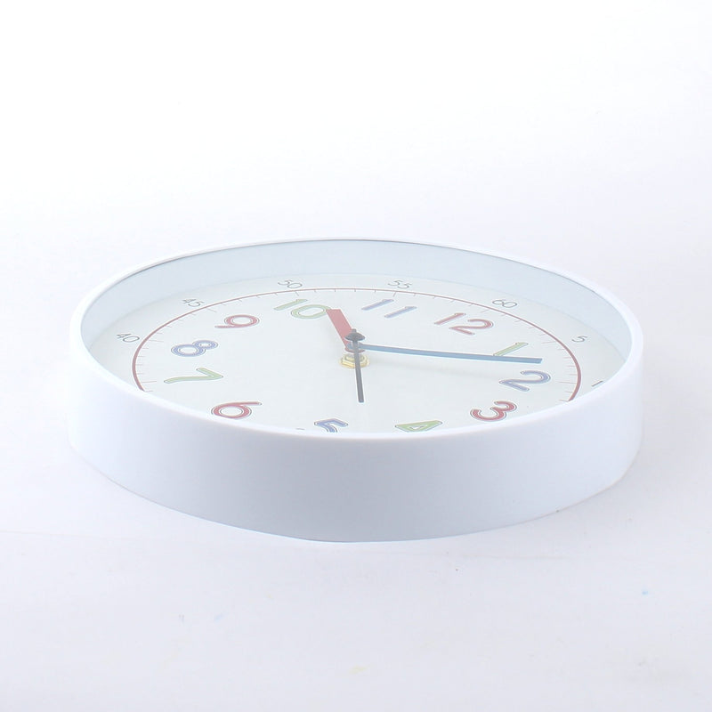 Colored Numbers Wall Clock (d.25cm)